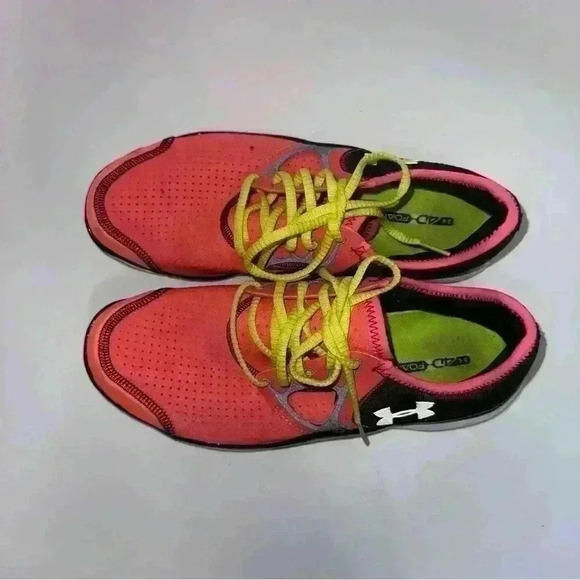 UNDER ARMOUR MICRO 4D FOAM MPZ SNEAKERS ORANGE SIZE 9.5 For Woman! - Picture 3 of 9